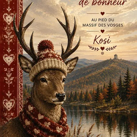 Chambre Montagne Avec Etang Domaine L'Insolite Kosi Cirey-sur-Vezouze